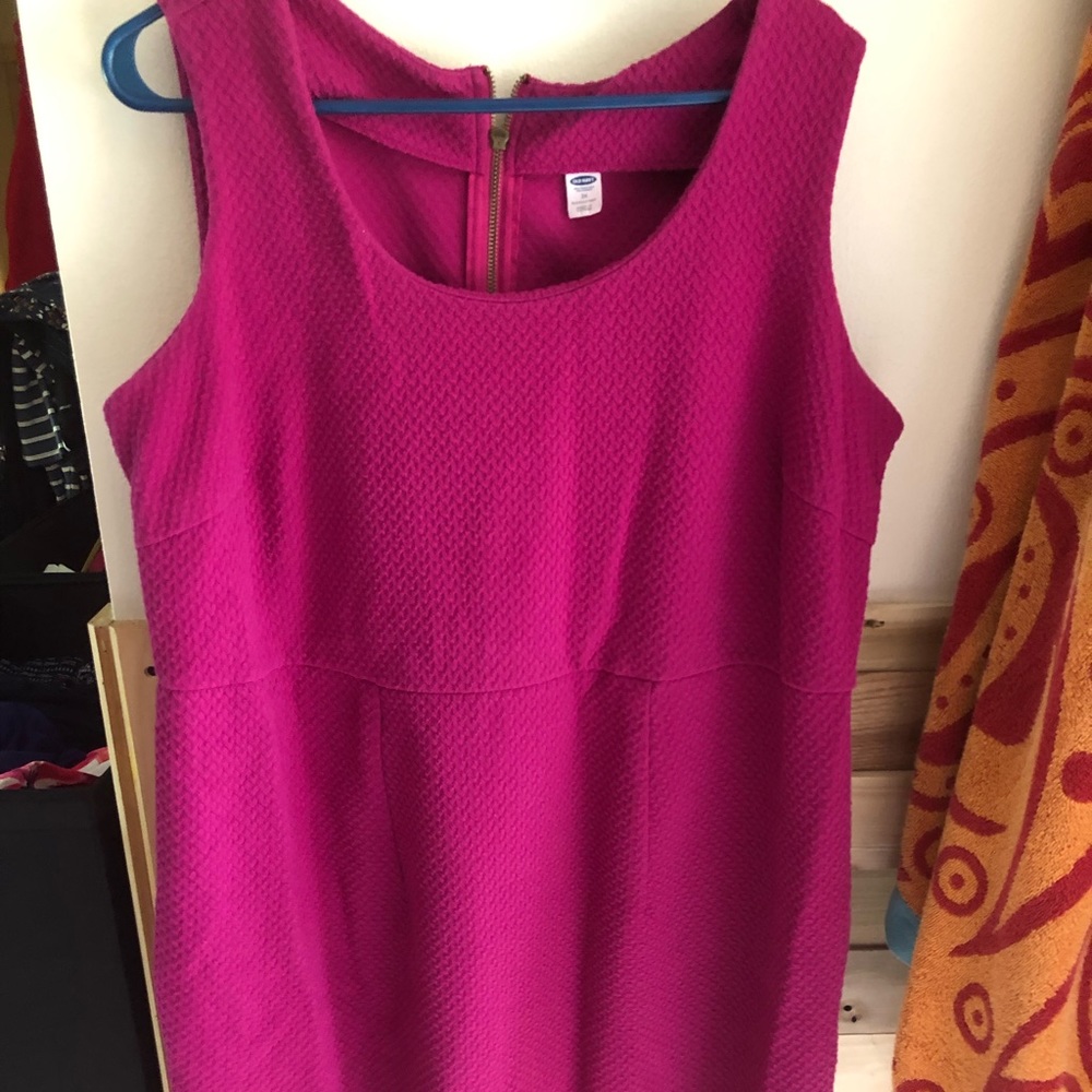 Pink sheath dress